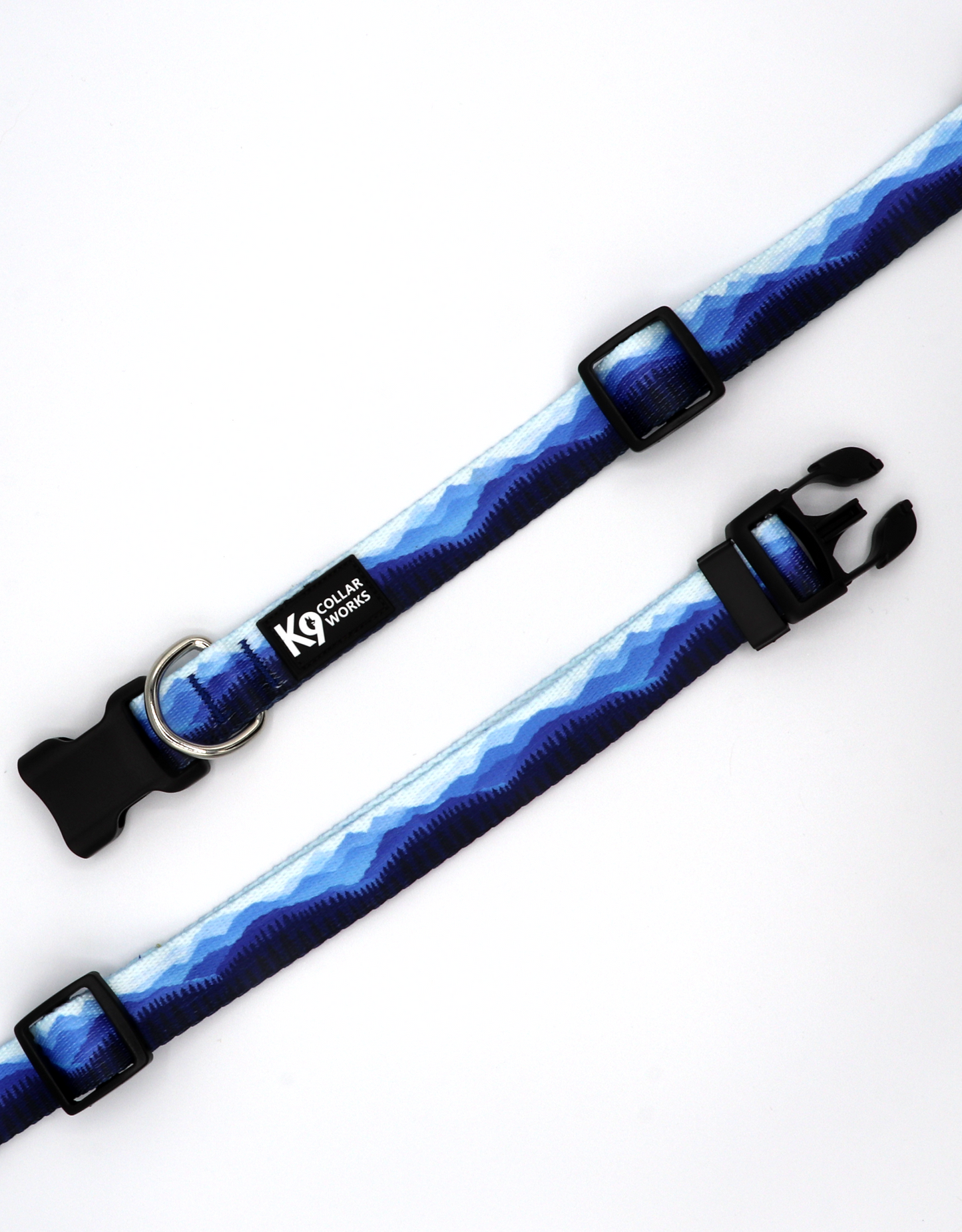 1" Dog Collar - Blue Mountains