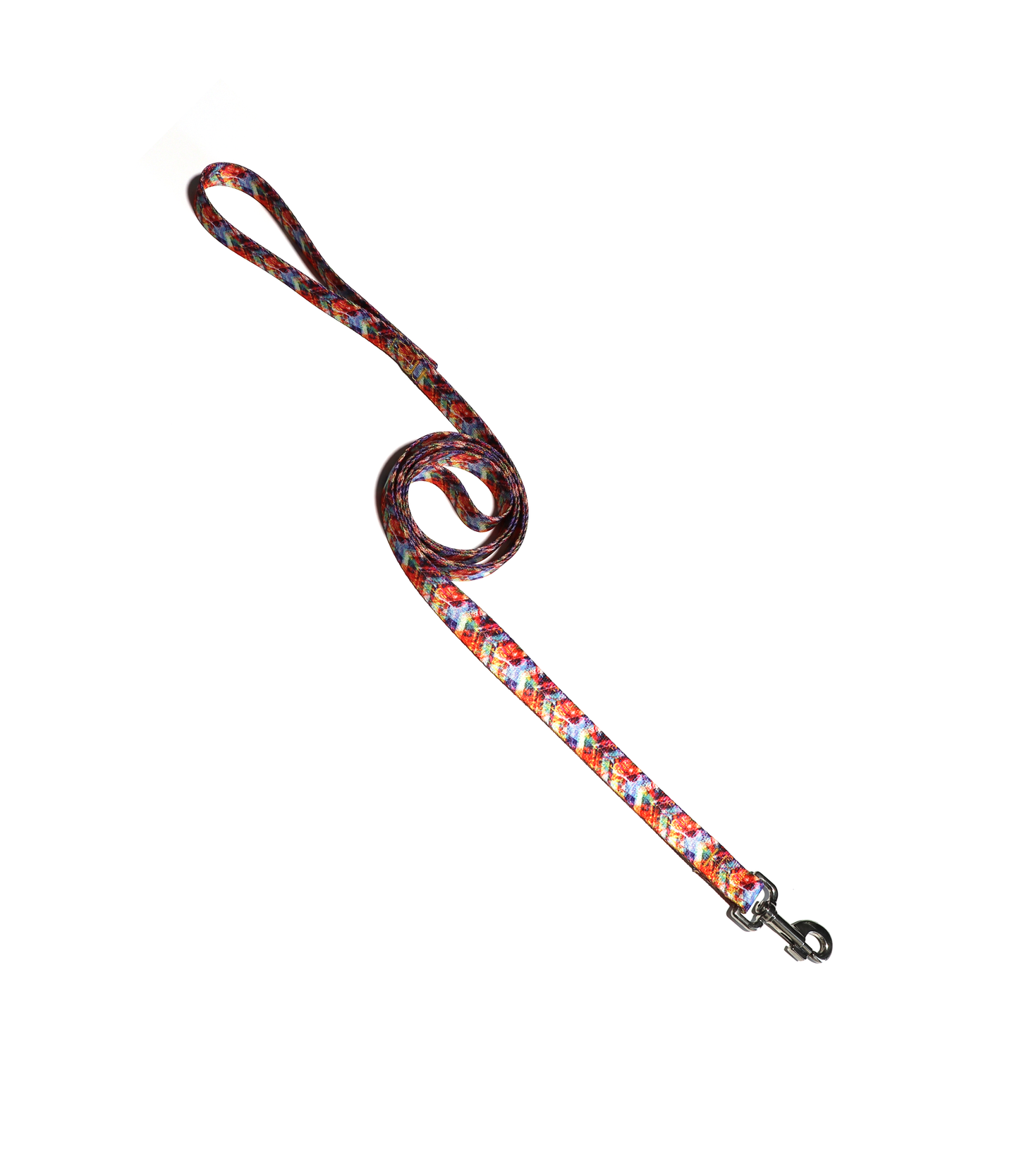 1" Dog Leash - Electric Chevron