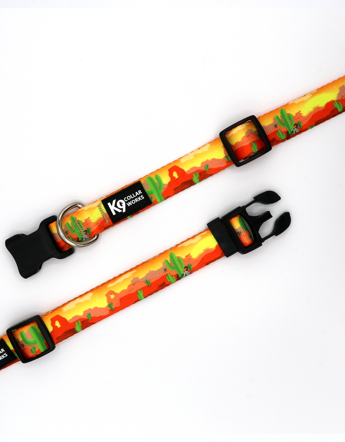 1" Dog Collar - Desert Cactus
