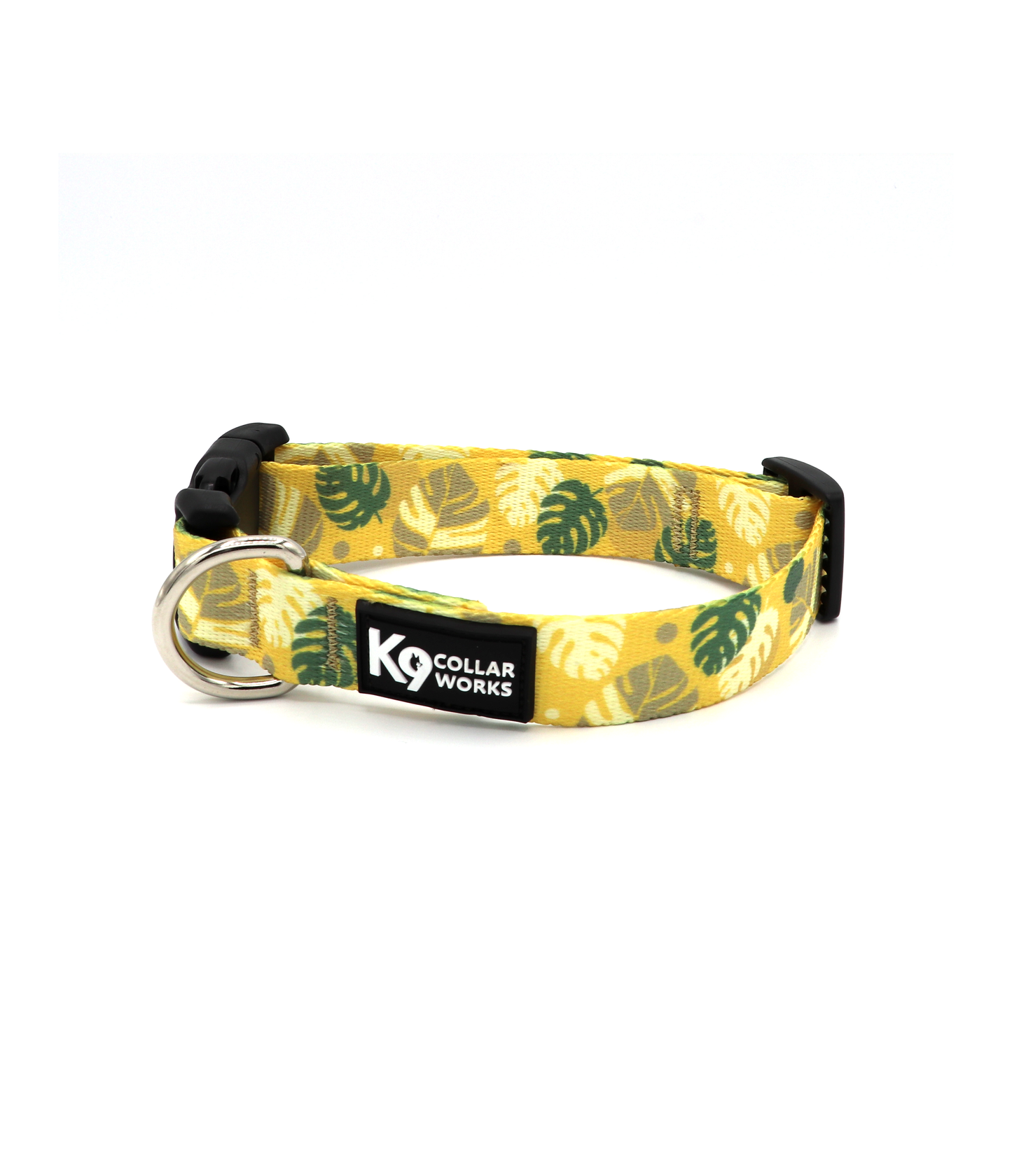 1" Dog Collar - Monstera