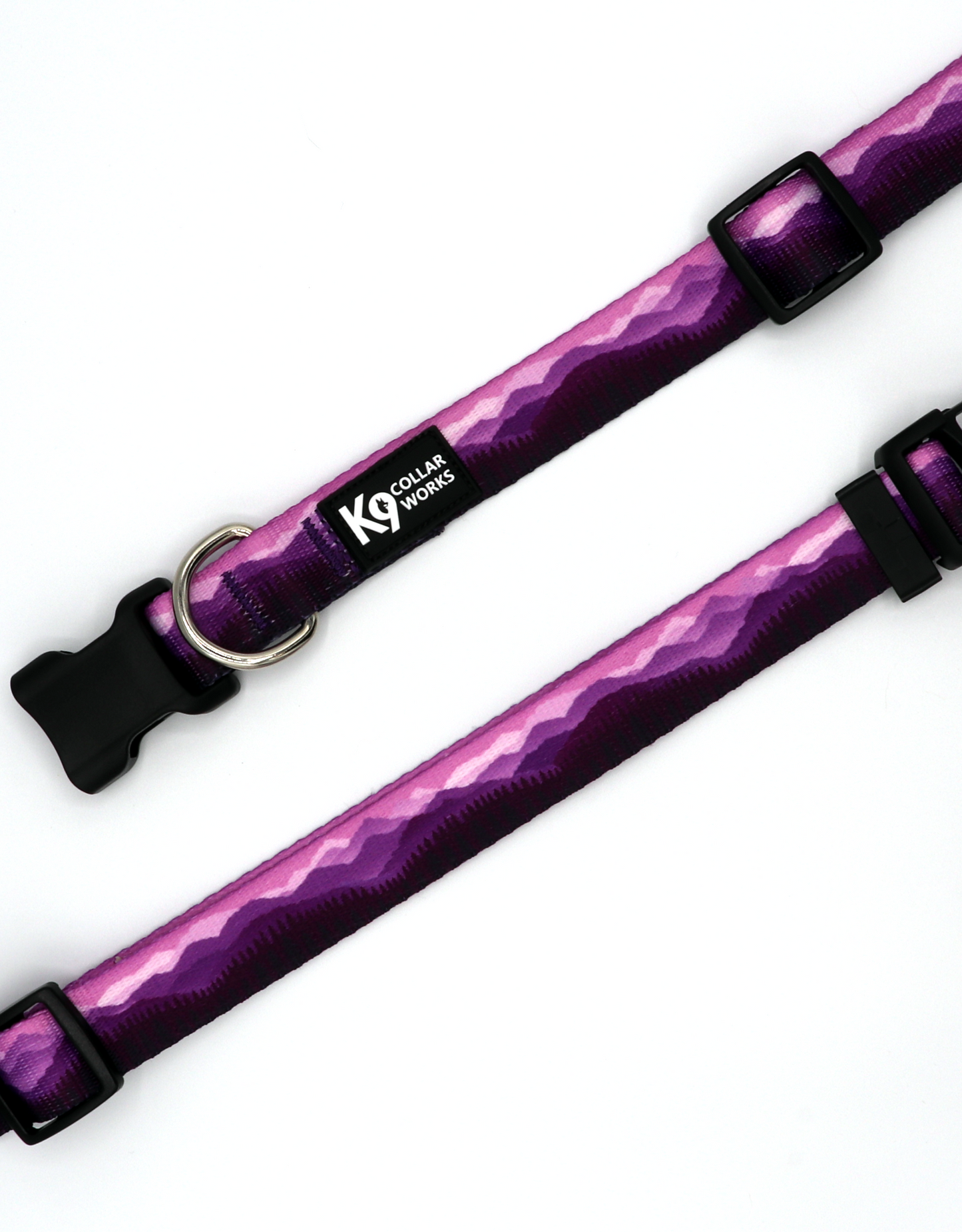 1" Dog Collar - Purple Mountains