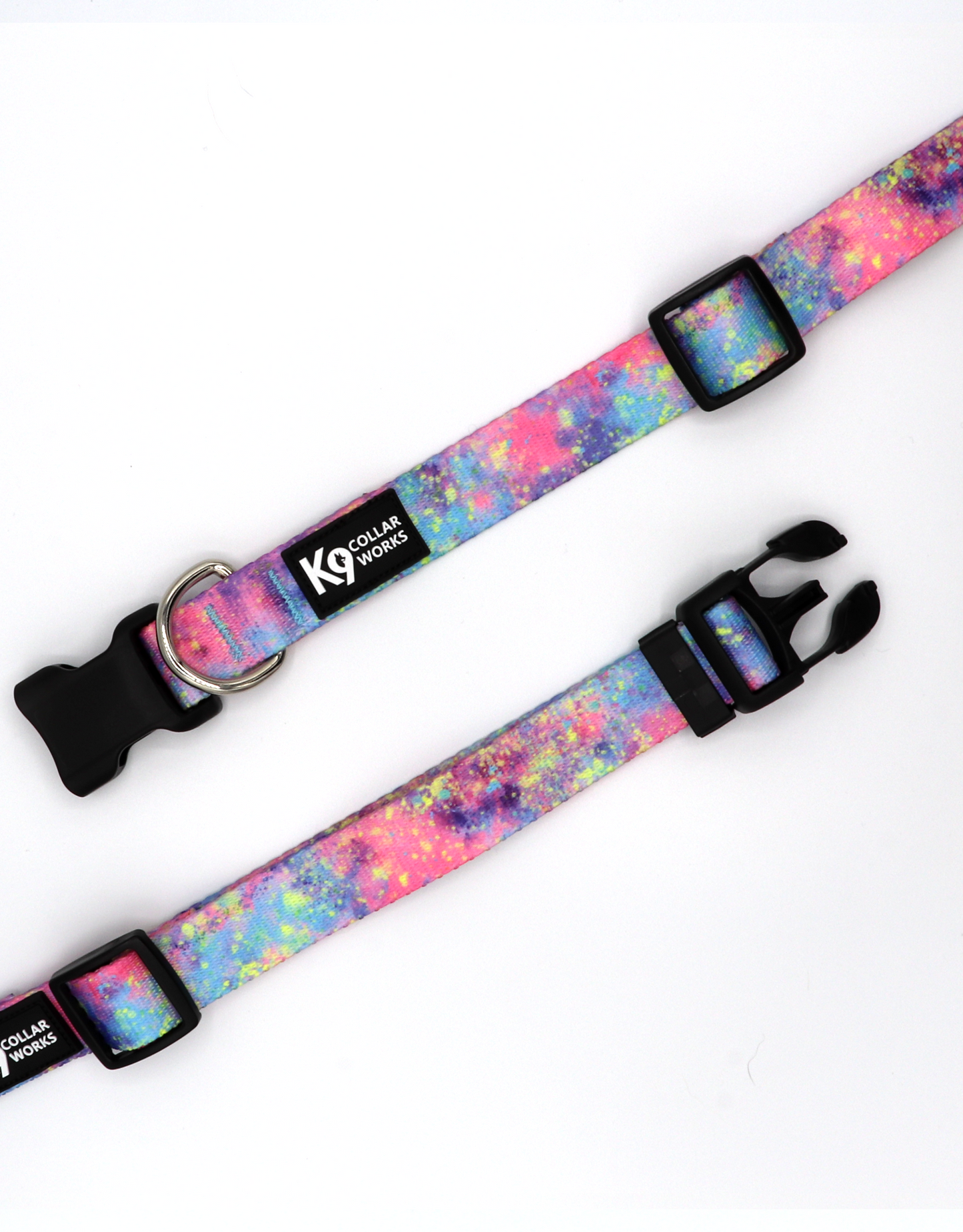 1" Dog Collar - Paint Splatter
