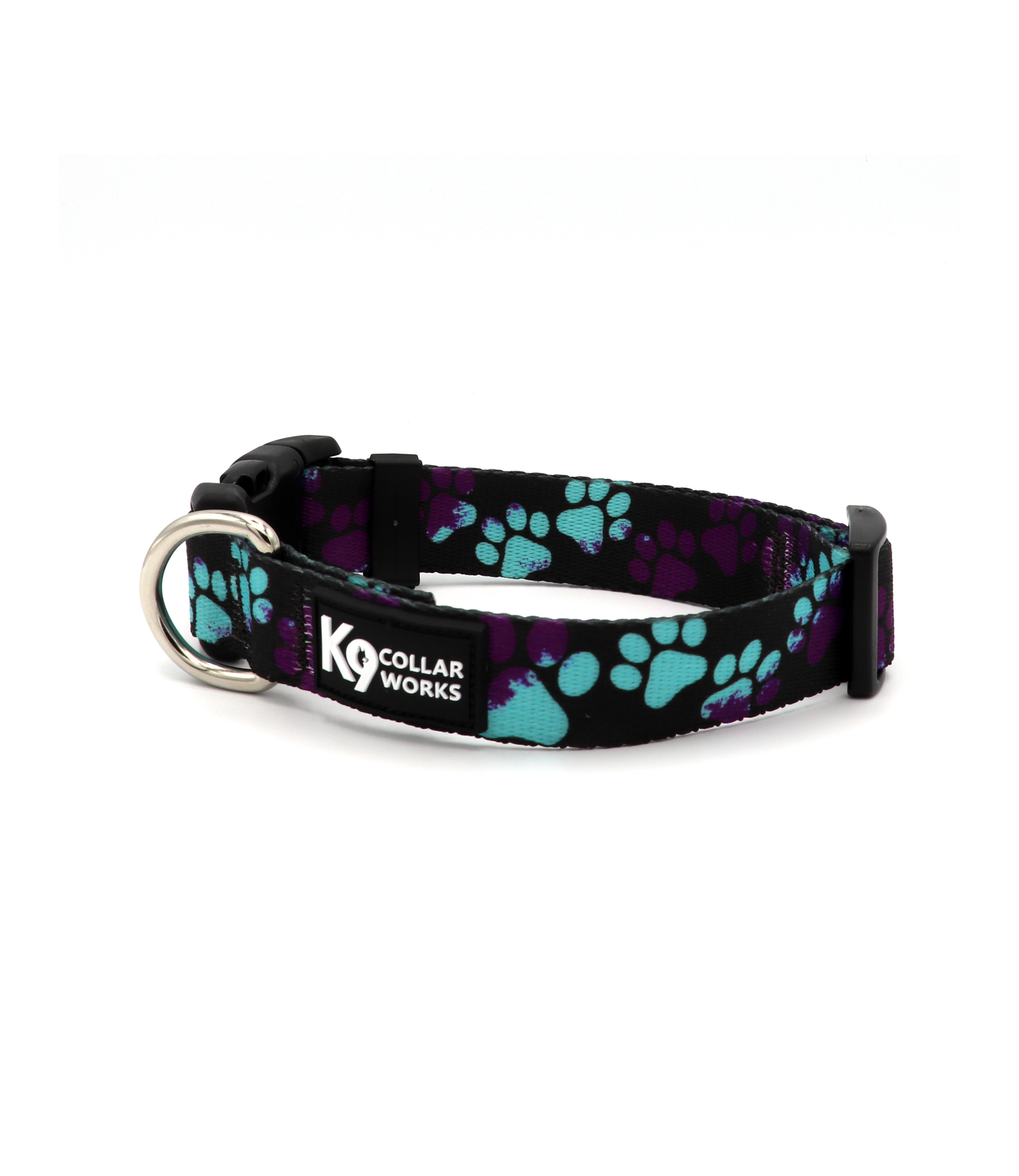 1" Dog Collar - Paw Print