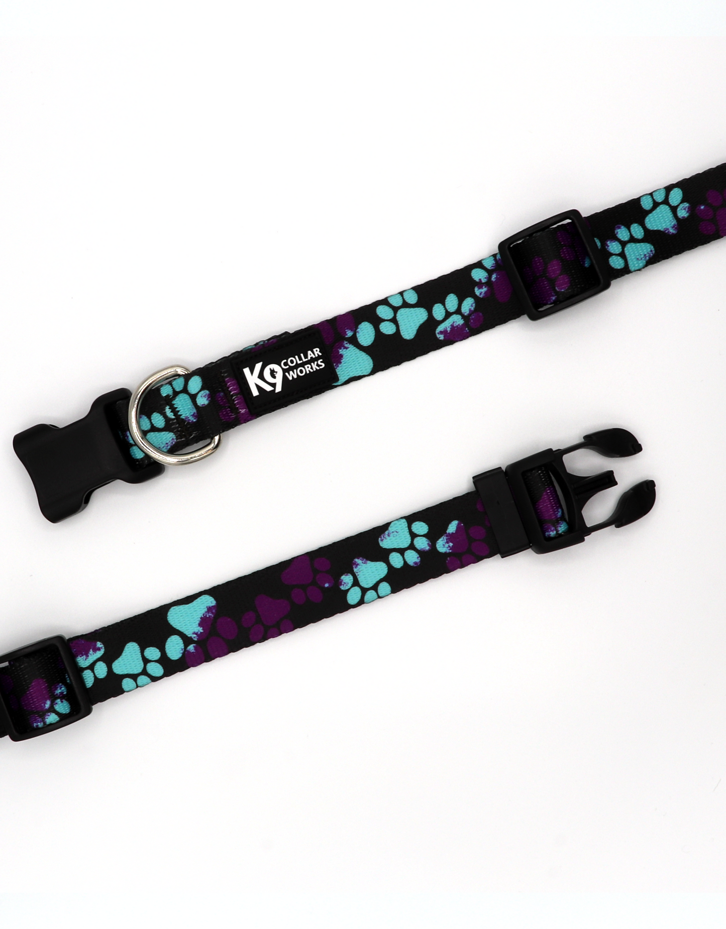 1" Dog Collar - Paw Print