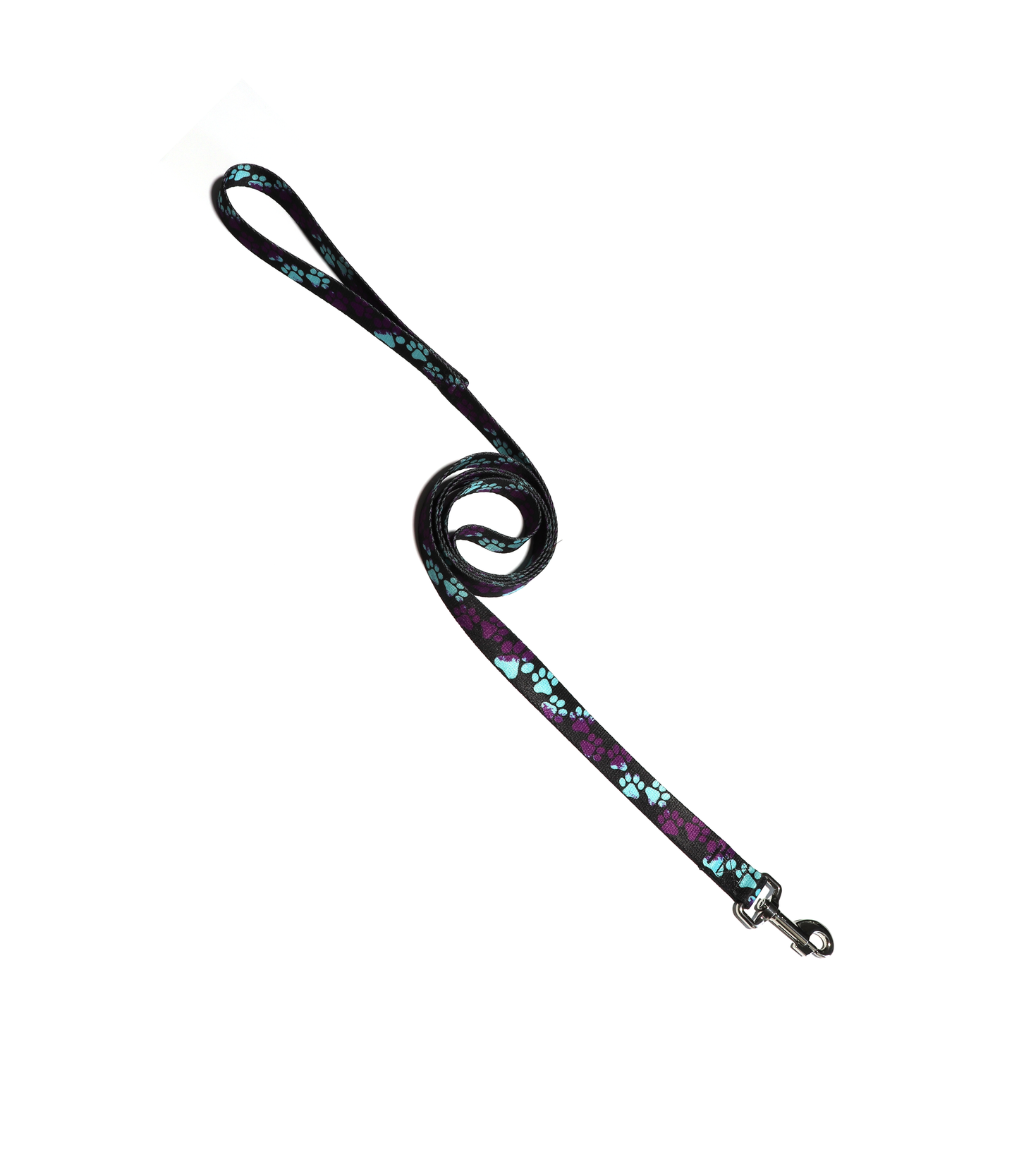 1" Dog Leash - Paw Print