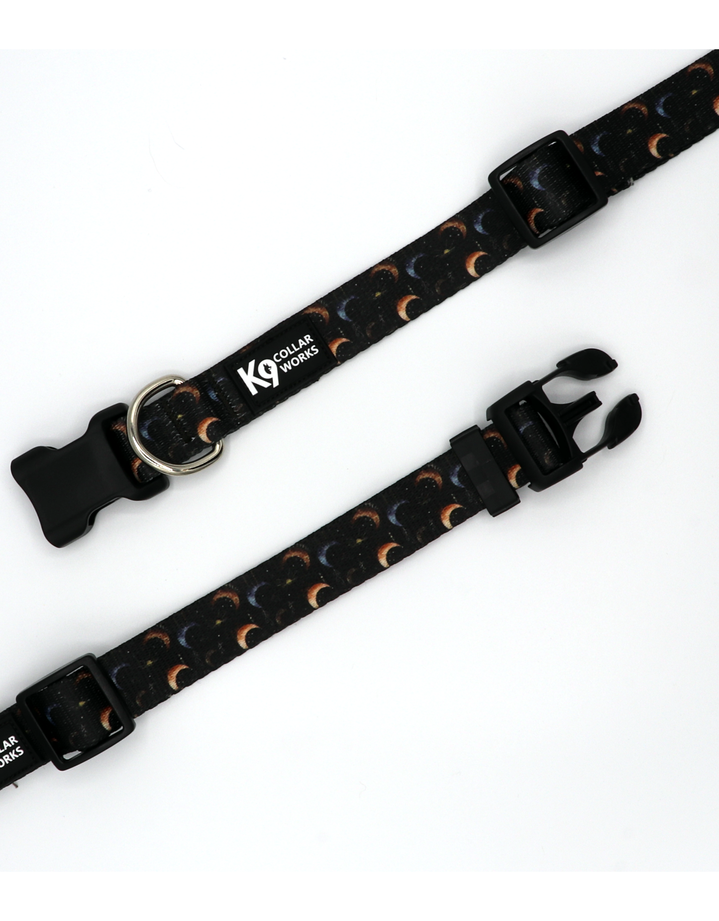 1" Dog Collar - Moons