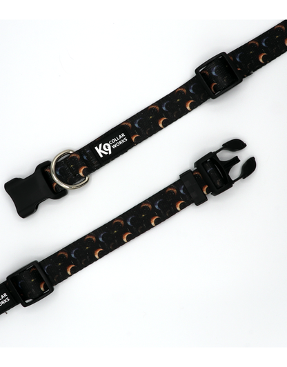 1" Dog Collar - Moons